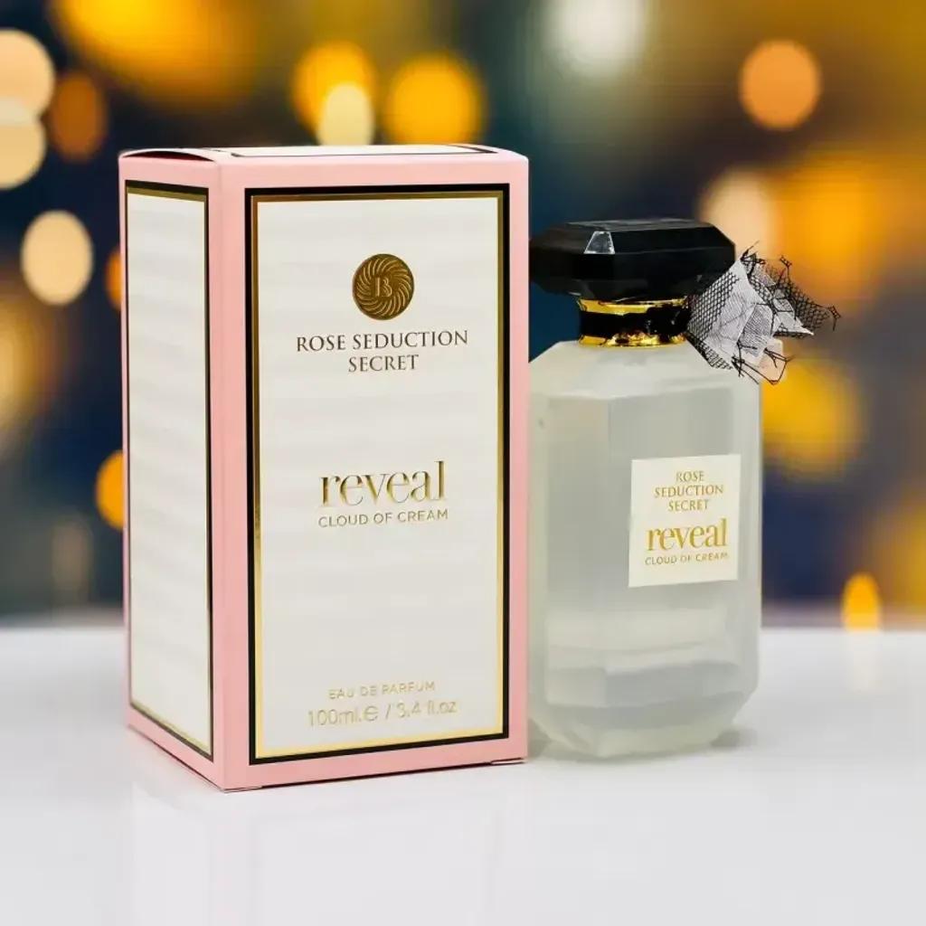 خرید اینترنتی قیمت عطر زنانه فرگرنس ورد رز سداکشن سکرت ریوِیل کلود آف کرم 100 میل