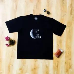 خرید اینترنتی قیمت تیشرت نخ پنبه مردانه و زنانه فانتزی CHASE THE MOON رنگ مشکی و صورتی