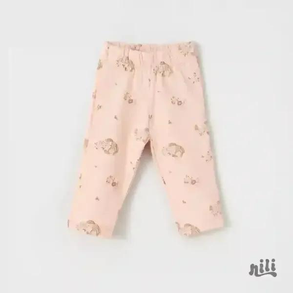 شلوار تمام چاپ رافائلا نخی ضد حساسیت