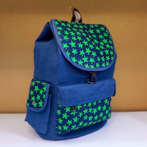 کوله پشتی جین ستاره سبز