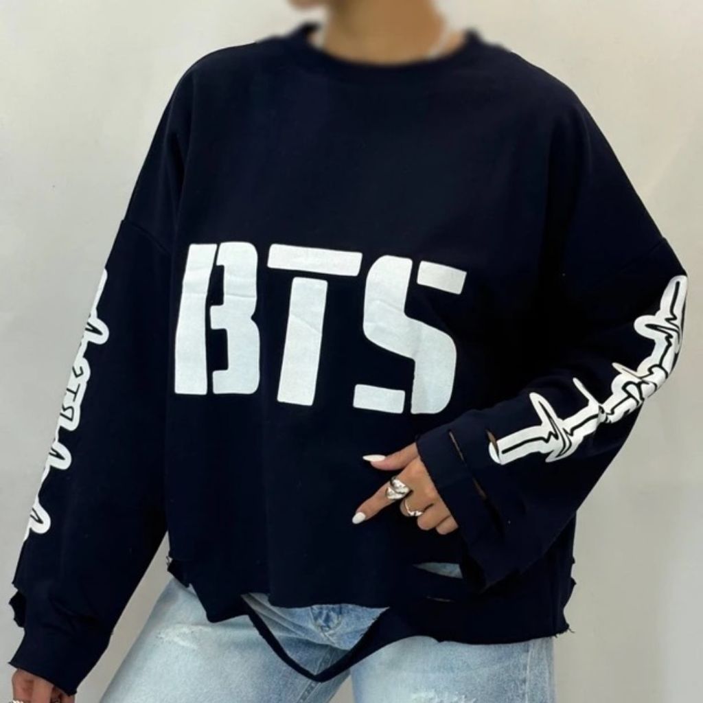 قیمت لانگ اسلیو زاپدار BTS زنانه