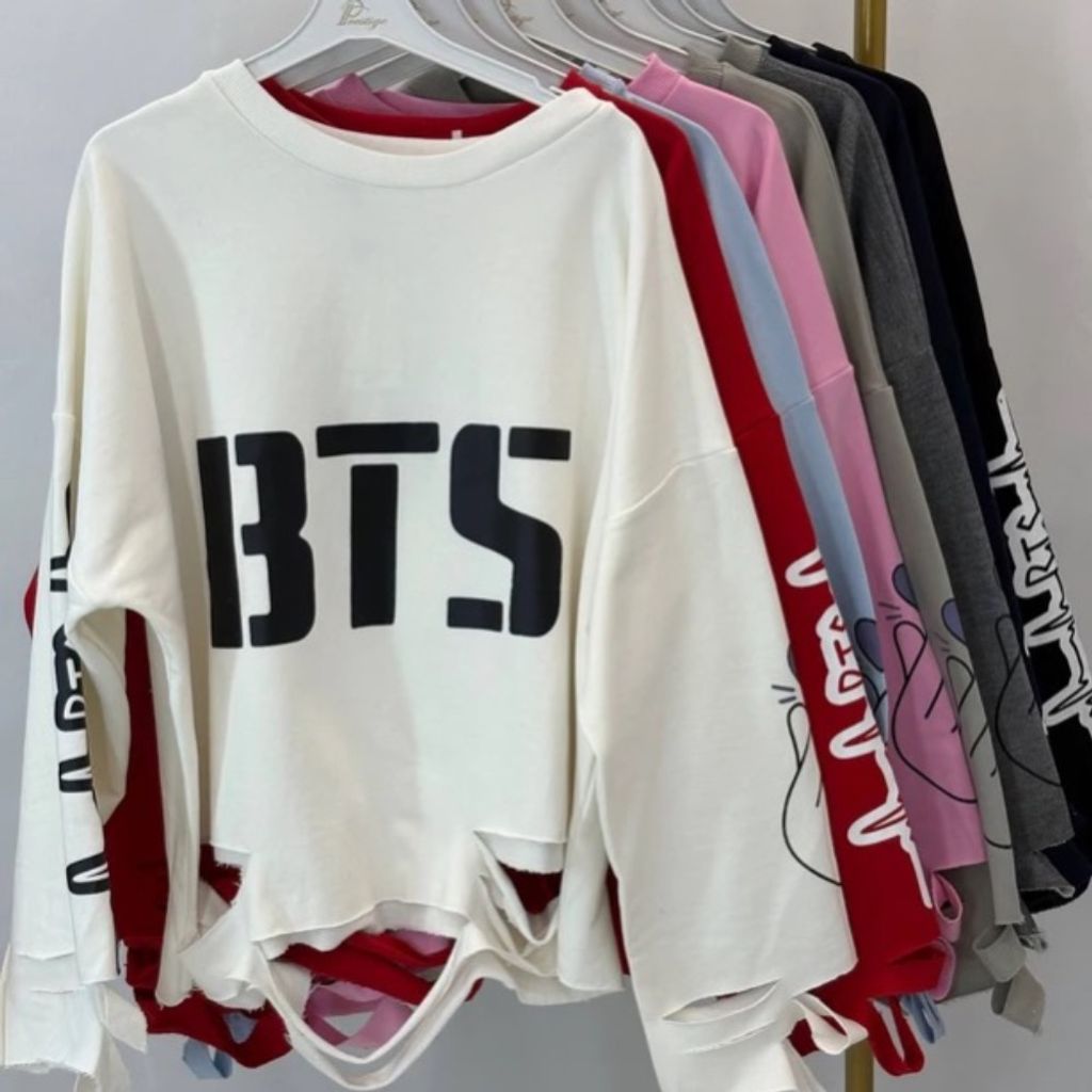 فروش اینترنتی لانگ اسلیو زاپدار BTS زنانه