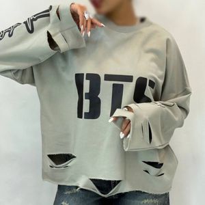 خرید انلاین لانگ اسلیو زاپدار BTS زنانه