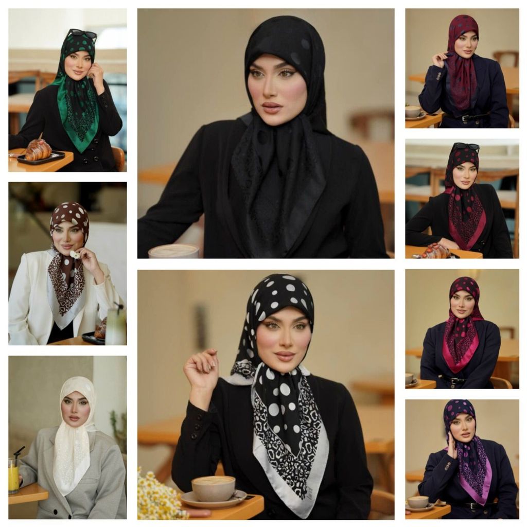 فروش اینترنتی روسری مجلسی ابریشم دووره