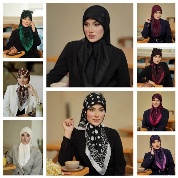 روسری مجلسی ابریشم دووره