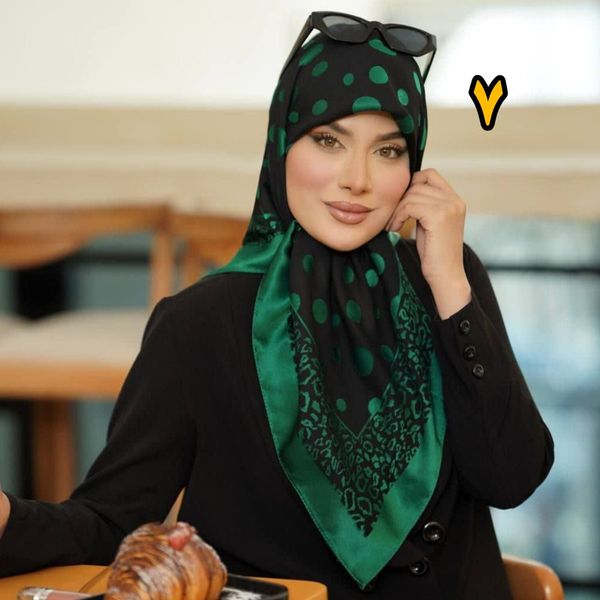 روسری مجلسی ابریشم دووره