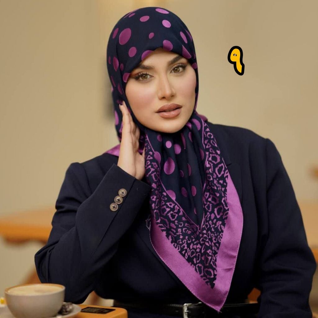 قیمت ارزان روسری مجلسی ابریشم دووره