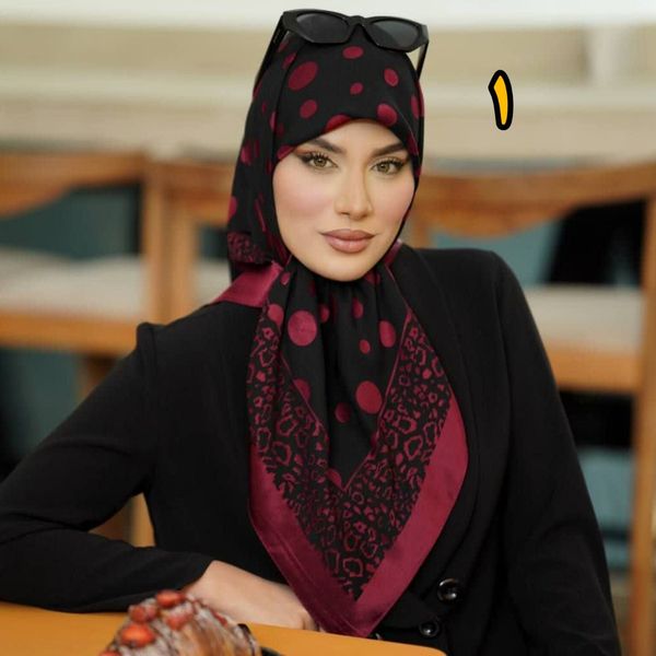 روسری مجلسی ابریشم دووره
