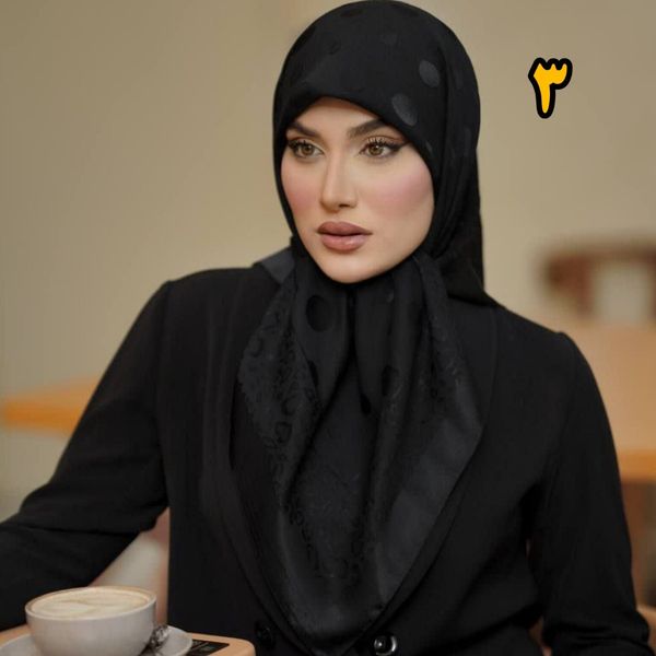 روسری مجلسی ابریشم دووره