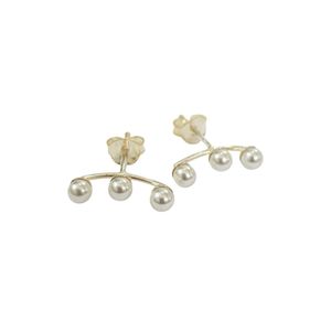 گوشواره مرواریدی نقره عیار 925 ، ساخت کشور تایلند، کد 013