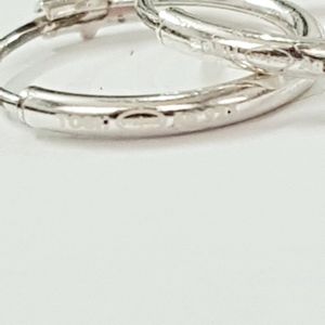 قیمت گوشواره حلقه ای ساده نقره عیار 925 ، ساخت کشور تایلند ، کد 024