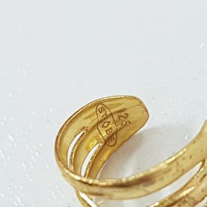 قیمت ارزان پک گوشواره  و ایرکاف نقره عیار 925 با آبکاری طلا ، ساخت تایلند ، کد 027
