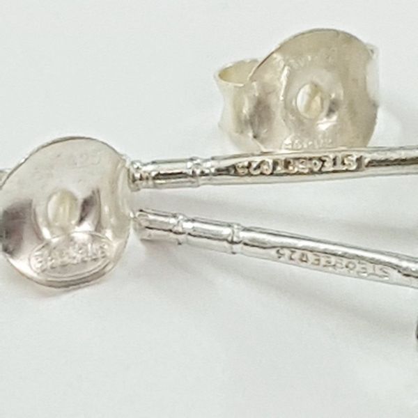 گوشواره طرح پروانه نقره عیار 925 ، ساخت تایلند ، عیار حک شده  کد 030