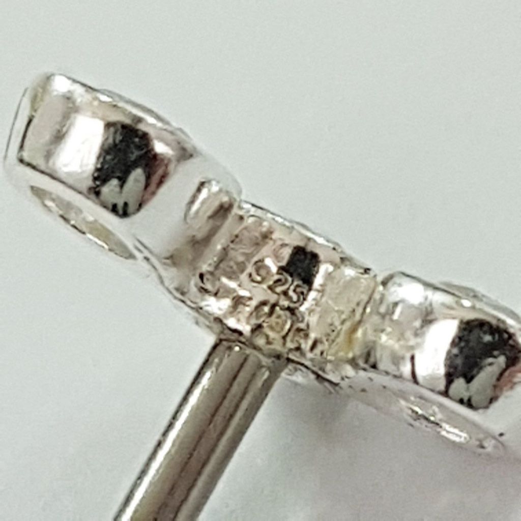 خرید اینترنتی پیرسینگ گوش پیچی نقره عیار 925 ، ساخت تایلند ، عیار حک شده ، کد 035