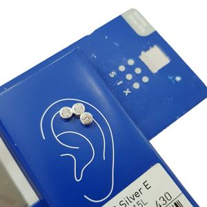 پیرسینگ گوش پیچی نقره عیار 925 ، ساخت تایلند ، عیار حک شده ، کد 035