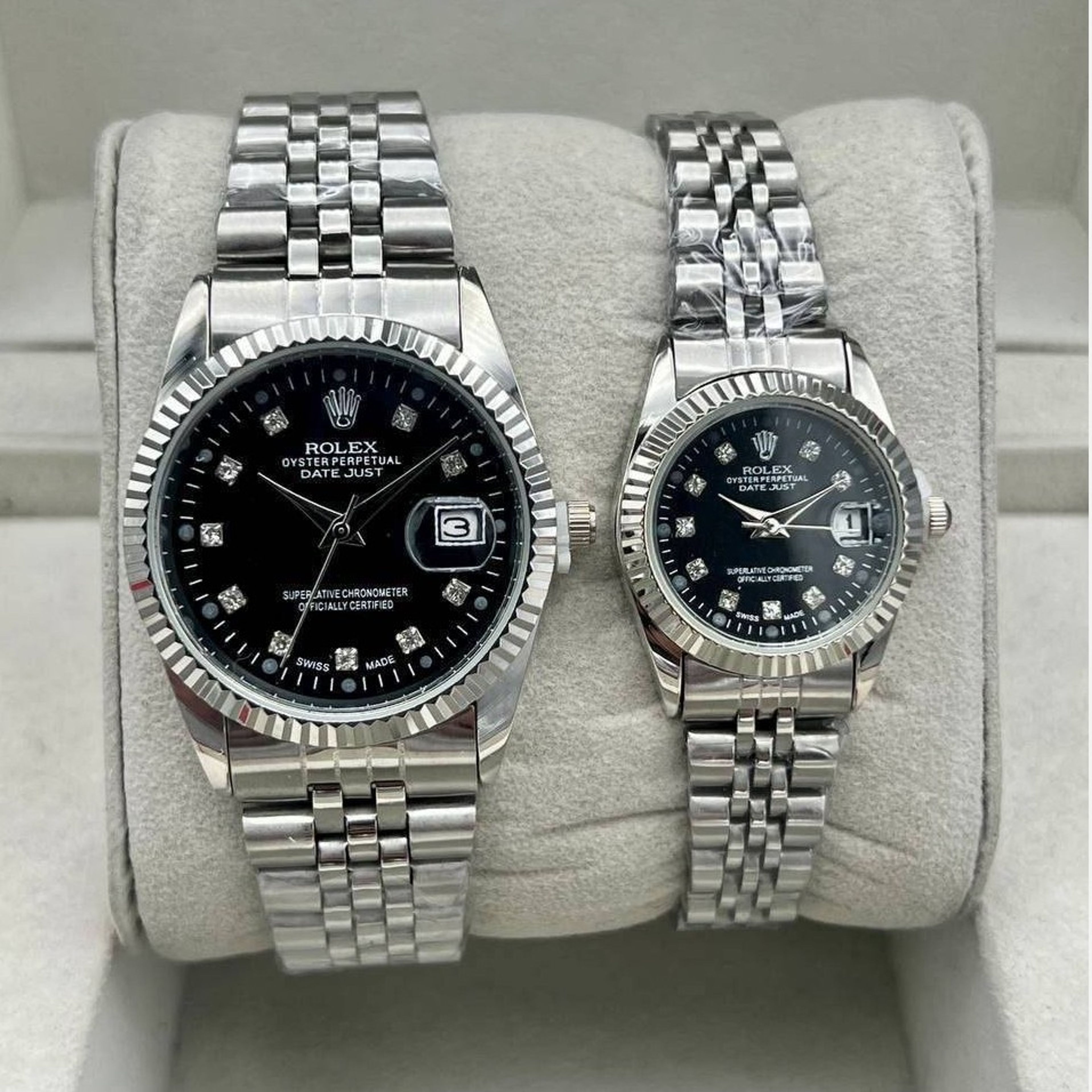 خرید انلاین ساعت مردانه و زنانه رولکس Rolex دیت جاست نقره ای