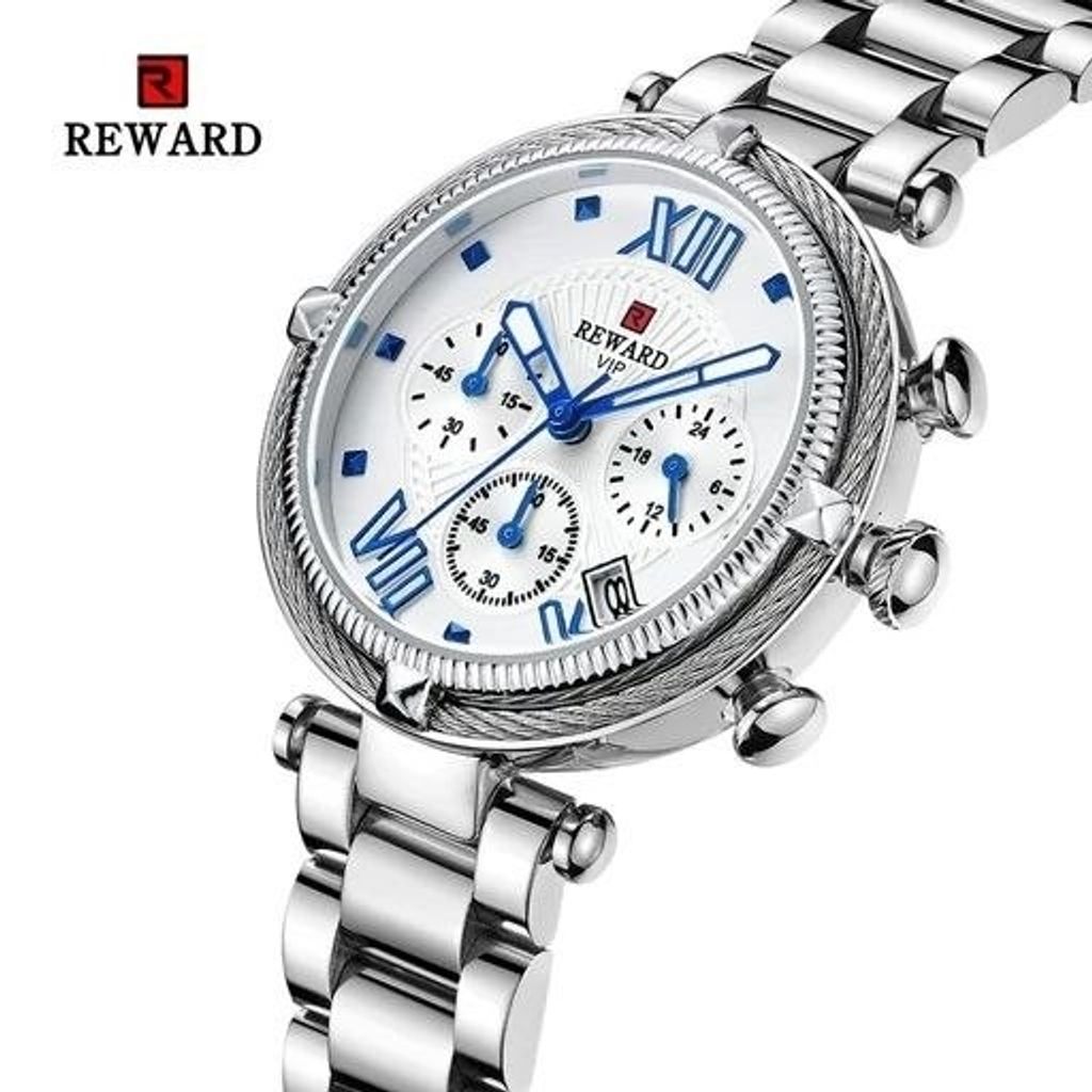 قیمت ارزان ساعت دخترانه ریوارد reward سه موتور فعال نقره ای