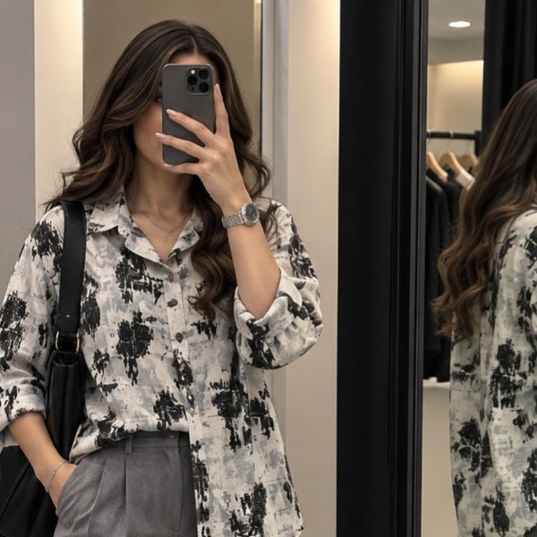 شومیز ابرنگی شیک