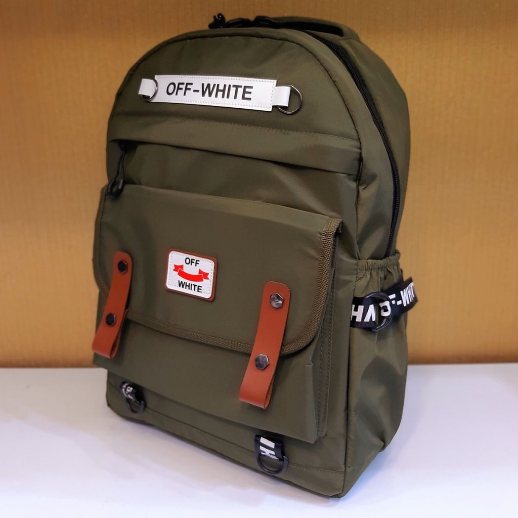 قیمت کوله پشتی off white سبز