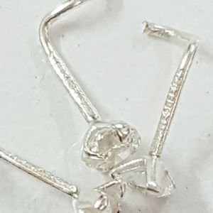 خرید اینترنتی پک چهار عددی پیرسینگ بینی نگین دار جنس نقره عیار925 در طرحهای مختلف کد 056