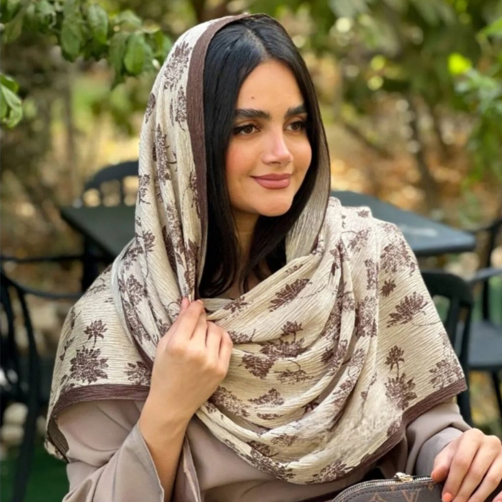 قیمت ارزان شال برشکا پاییزه طرحدار