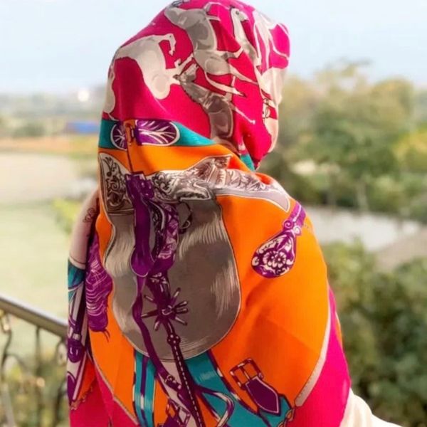 روسری سیااسکارف پاییزه وارداتی