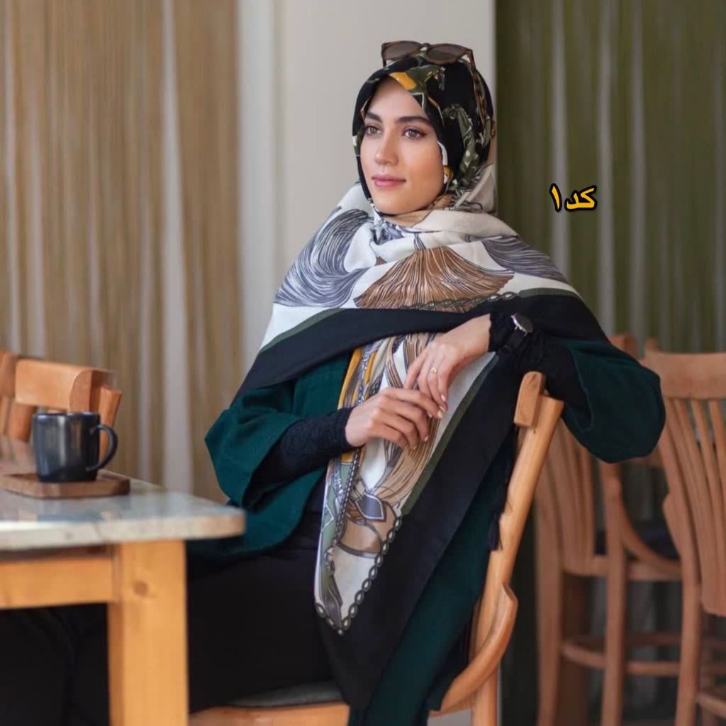 خرید انلاین روسری سیااسکارف پاییزه