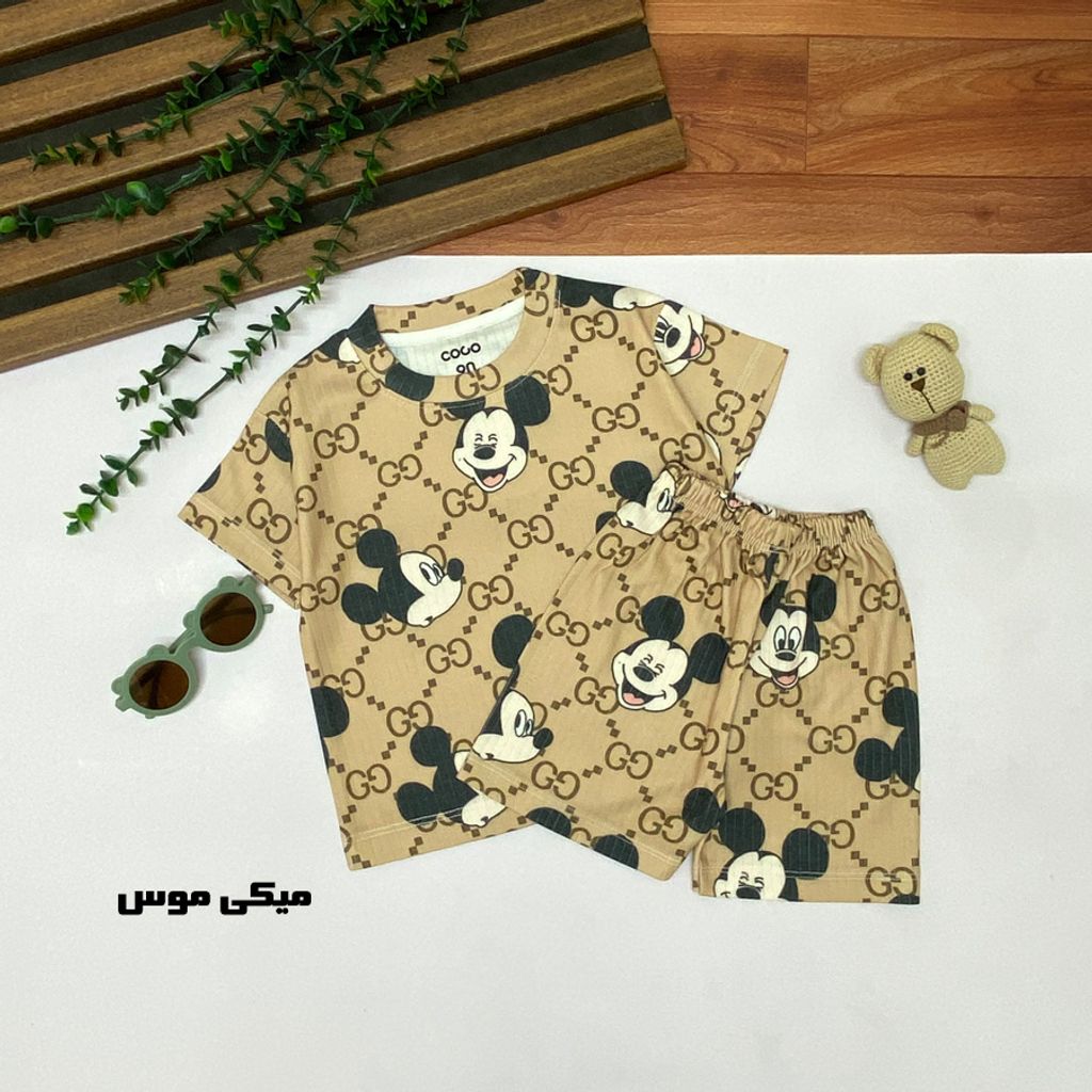 خرید اینترنتی قیمت تیشرت شلوارک راحتی ۱تا2سال
