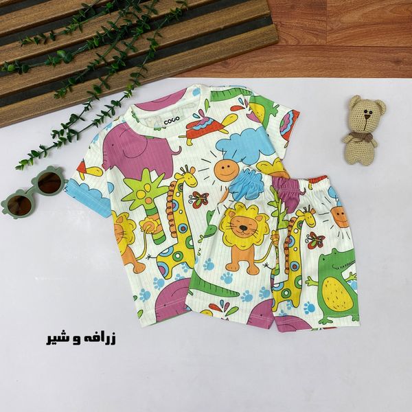 تیشرت شلوارک راحتی ۱تا2سال