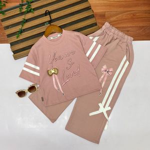 خرید اینترنتی قیمت تیشرت شلوار مدل پاپیون مناسب4تا5سال