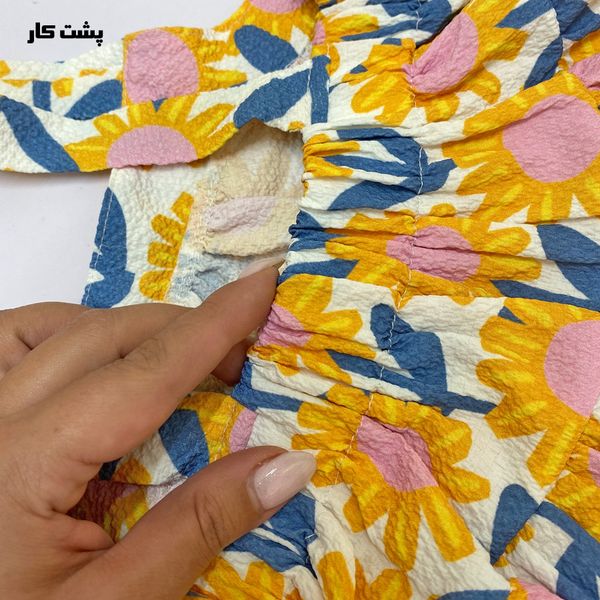 پیراهن دخترانه آفتابگردون رنج2سال