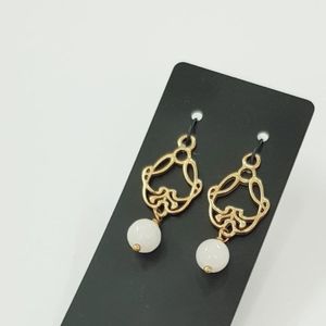 خرید انلاین پک دو عددی آویز چند کاره طلایی سنگ رز کوارتز اصل ، برند Pilgrim