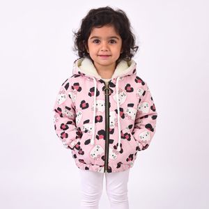 سویشرت دخترانه کیتی صورتی کد 11889