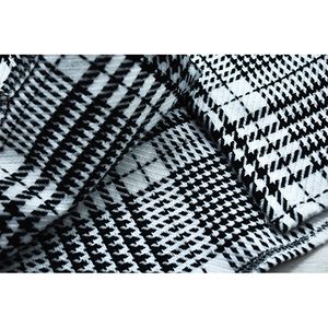 خرید اینترنتی قیمت شومیز دخترانه چهار خانه سفید کد 10823