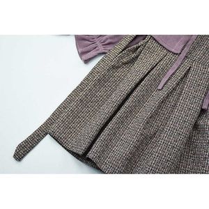خرید اینترنتی قیمت ست کت و سارافون مخمل کبریتی دخترانه سوسنی کد 10793