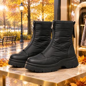 مشخصات نیم بوت زنانه مدل کاپشنی زیره وارداتی مدل Paniz