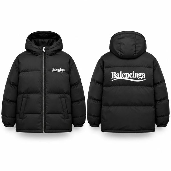 کاپشن ضد آب داخل پشمی Balenciagaمشکی
