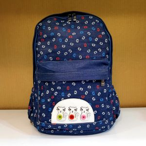 کوله پشتی جین طرح گربه sammao