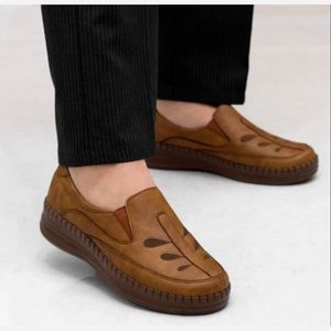 خرید اینترنتی قیمت کفش زنانه روزمره مدل یلدا رنگ عسلی