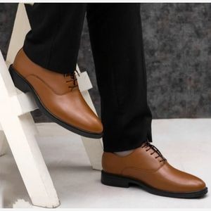 خرید اینترنتی قیمت کفش مردانه مجلسی مدل آکسفورد رنگ عسلی