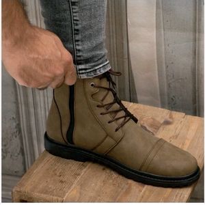 خرید اینترنتی قیمت نیم بوت مردانه مدل پیکاسو رنگ کرم