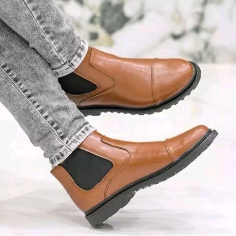 خرید اینترنتی قیمت نیم بوت مردانه مدل ایتالیا رنگ عسلی