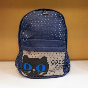 کوله پشتی جین مدل oreo cat