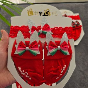 خرید اینترنتی قیمت ست جوراب و هدبند