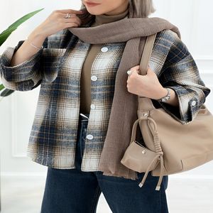 خرید اینترنتی قیمت شکت مانتو پاییزه باکسی تینا