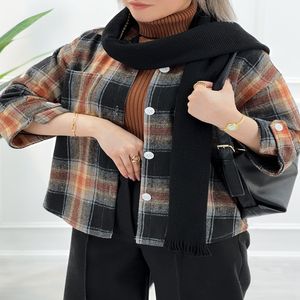 خرید اینترنتی قیمت شکت مانتو پاییزه باکسی تینا