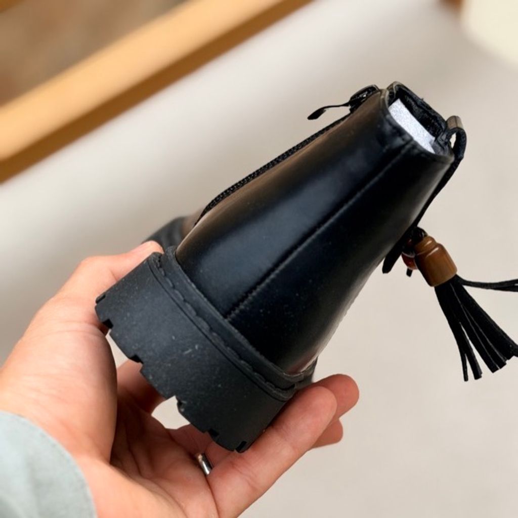 خرید اینترنتی قیمت بوت بچگانه چرمی طرح min منگوله از murche کد 5070601
