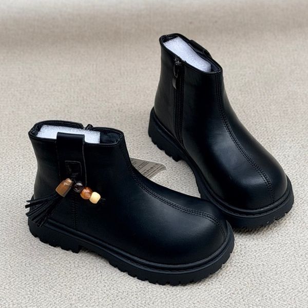 بوت بچگانه چرمی طرح min منگوله از murche کد 5070601