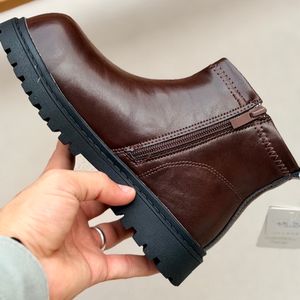 خرید اینترنتی قیمت بوت بچگانه چرمی طرح min ساده از murche کد 5070602
