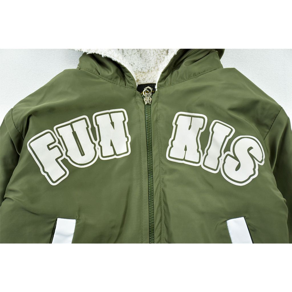 خرید اینترنتی قیمت سویشرت و کاپشن پسرانه FUN KIS سبز کد 11957